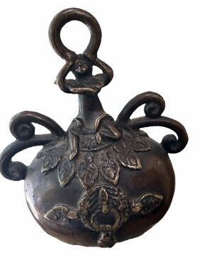 Japanese bronze tea ceremony bell 19c